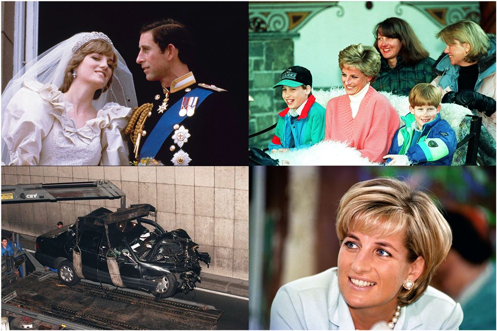 Fire billeder fra Dianas liv