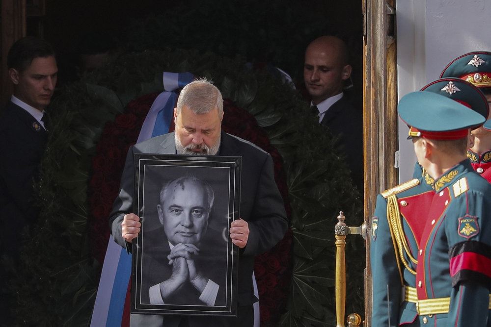 Billede fra Gorbatjovs begravelse