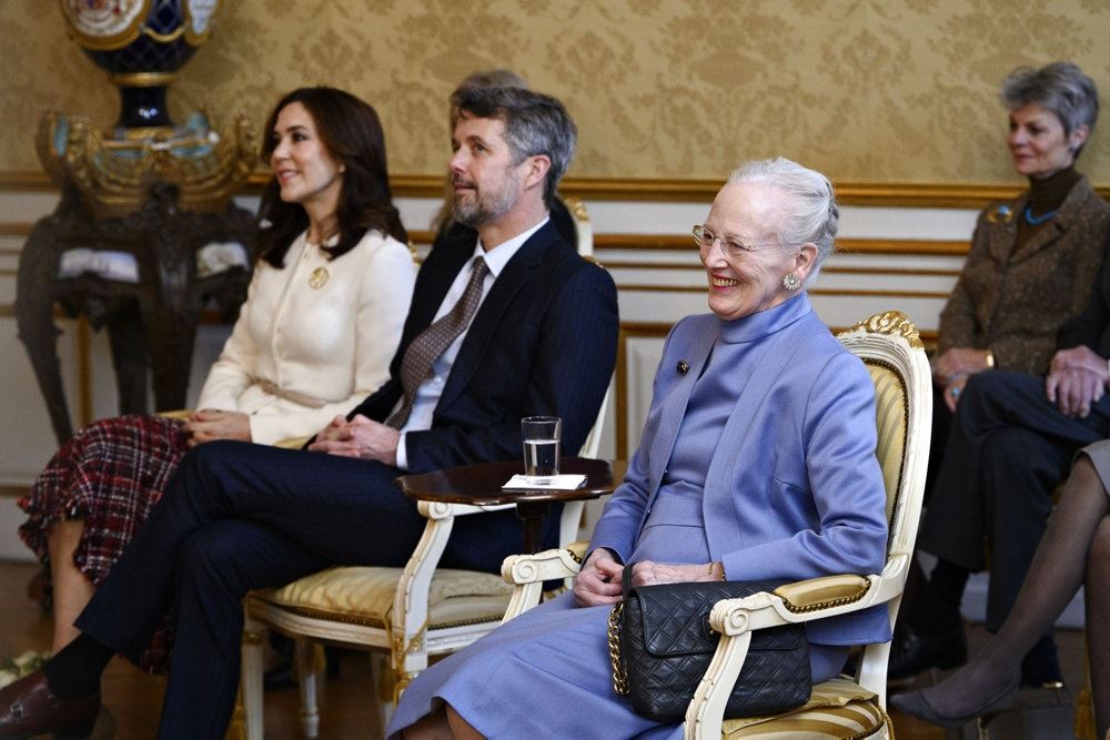 Kronprinsparret og dronning Margrethe