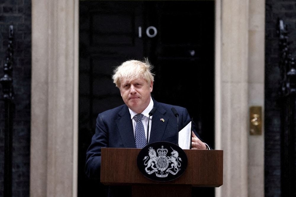 Boris Johnson ser forvirret ud