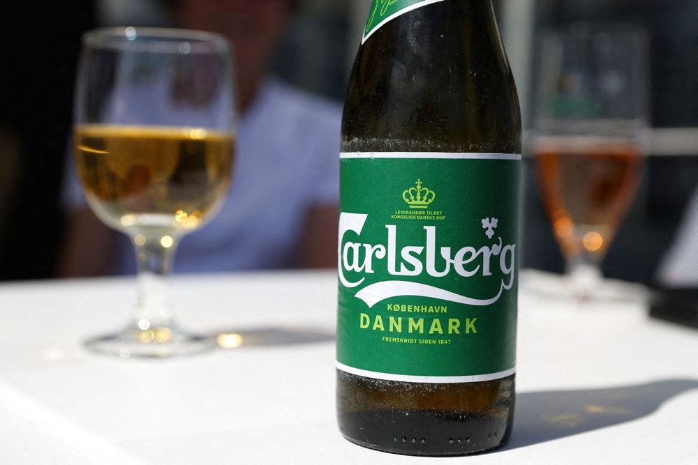 billede af ølflaske carlsberg