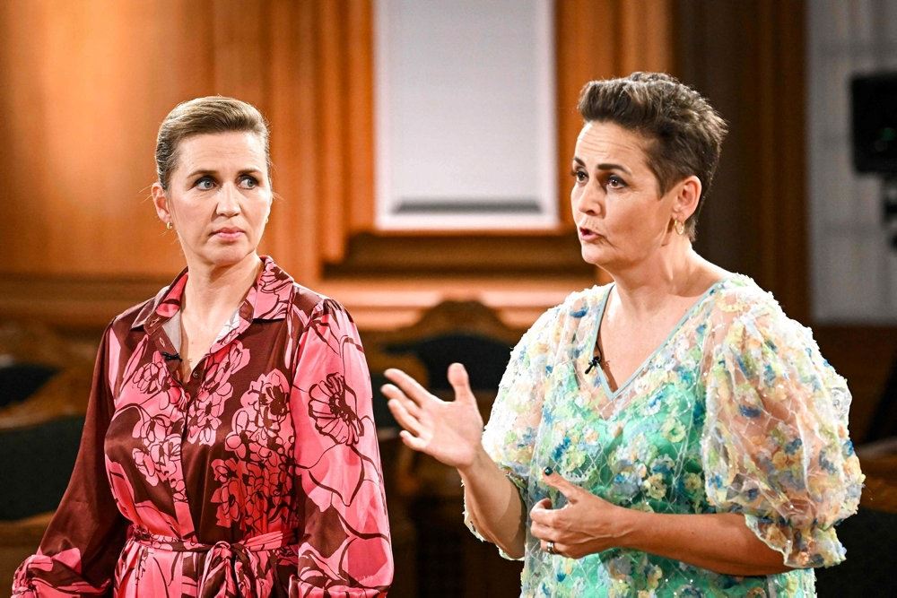 Mette Frederiksen og Pia Olsen Dyhr