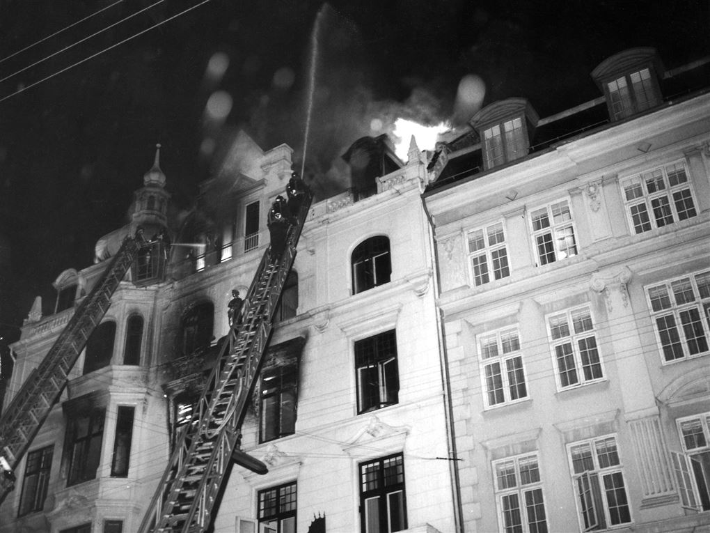 brand på hotel