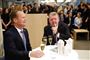 Jeppe Kofod og Lars Løkke ved reception