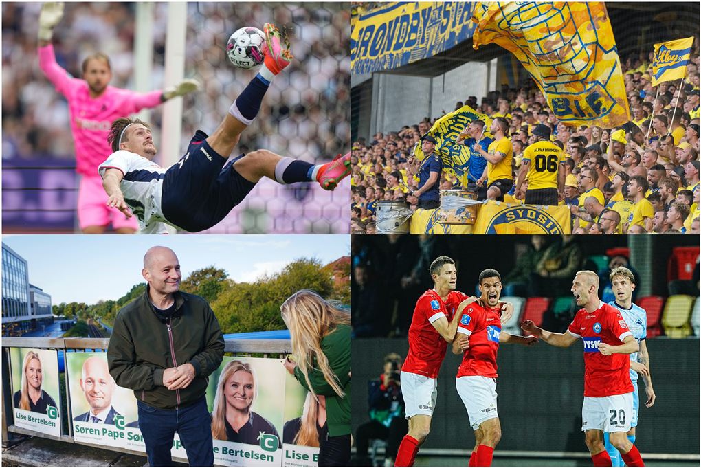 en collage af fodboldbilleder