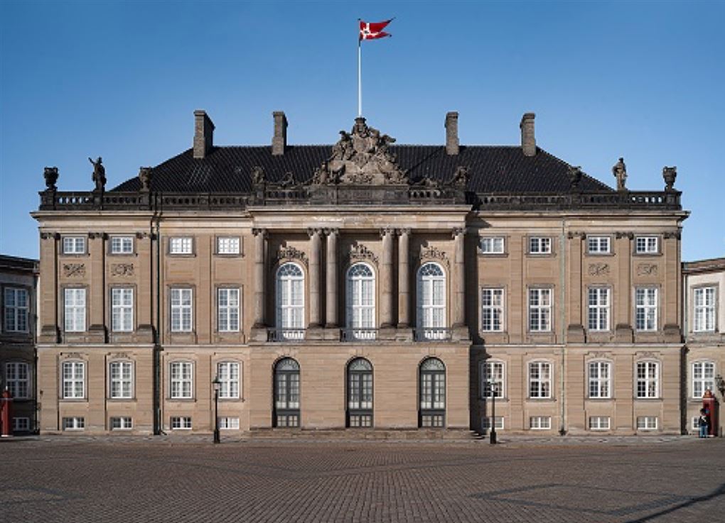 et palæ på Amalienborg