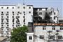 bygning i beijing efter brand