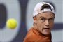 Mand på tennisbane
