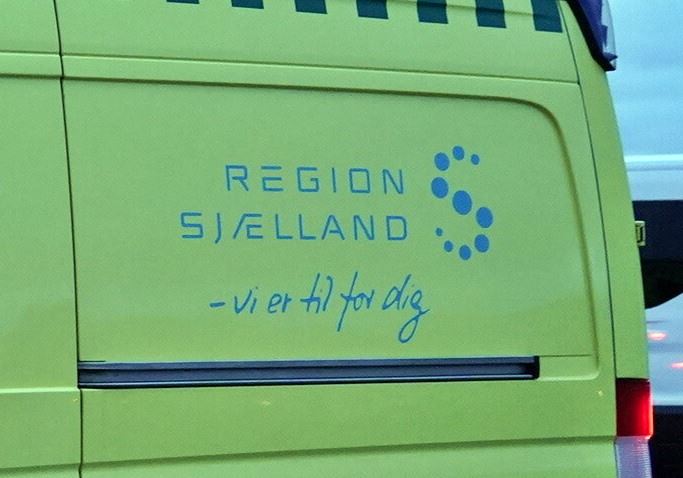 ambulance fra region sjælland
