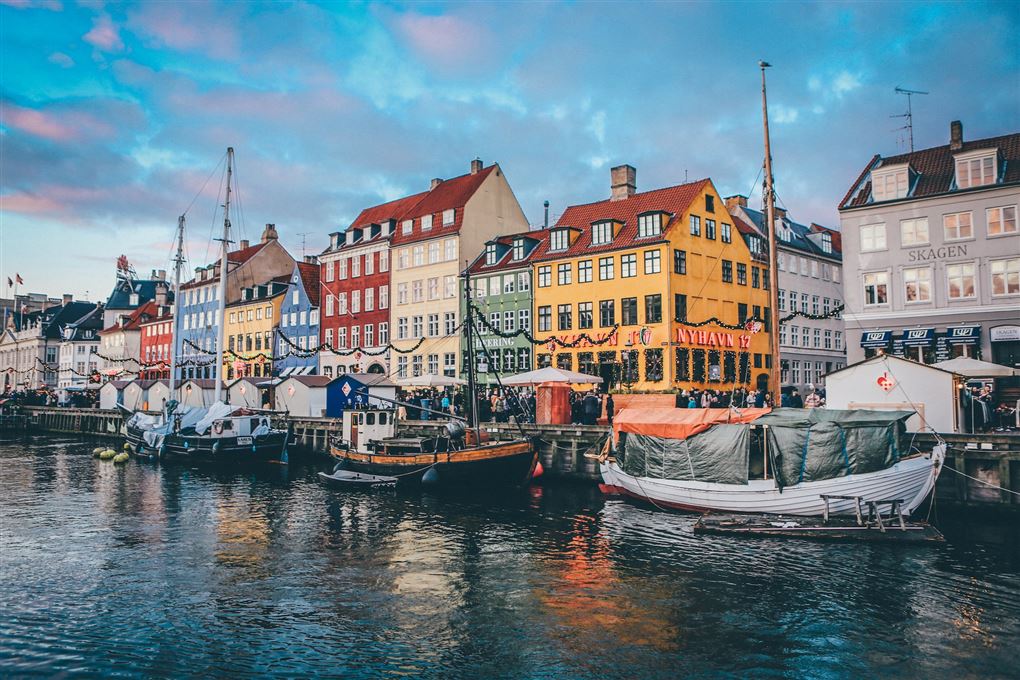 Billede af Nyhavn i solen
