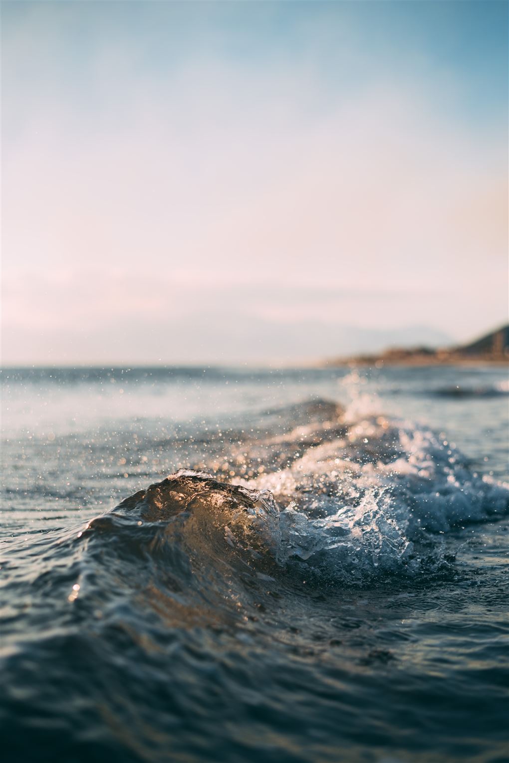 Bølger på en strand
