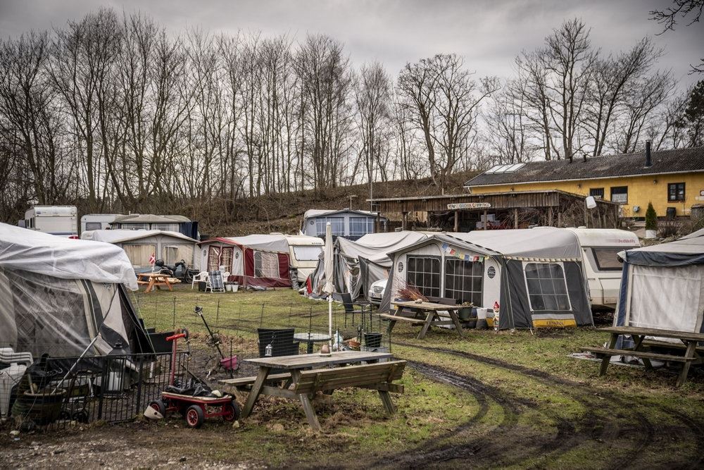en campingplads
