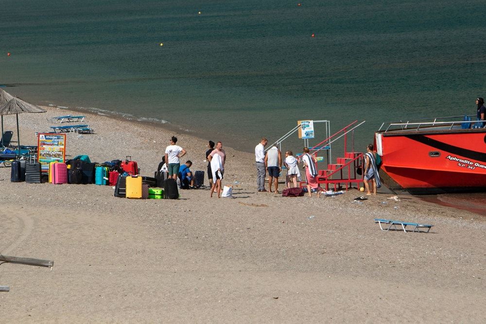 Turister evakueres