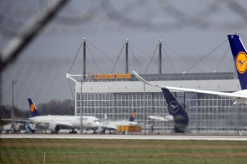 Lufthansa fly på jorden