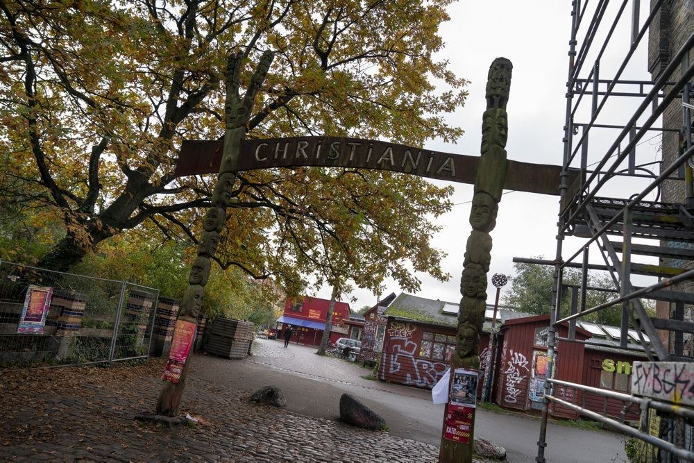Indgangen til Christiania