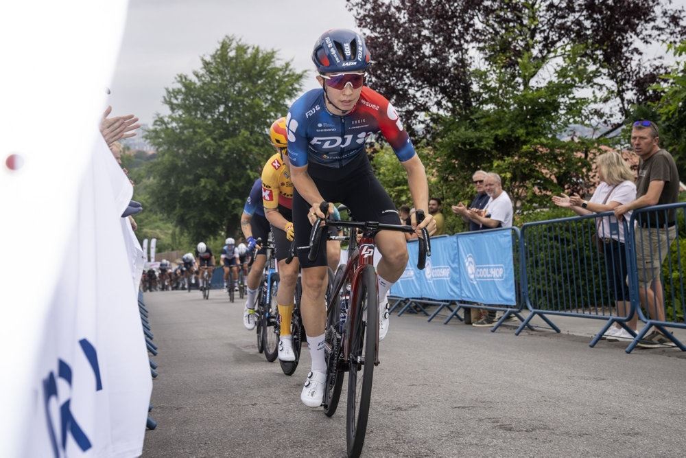 Kvindelig cykelrytter