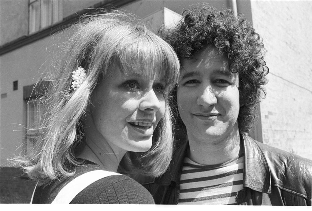 Skuespillerparret Eddie Skoller og Lisbet Lundquist.