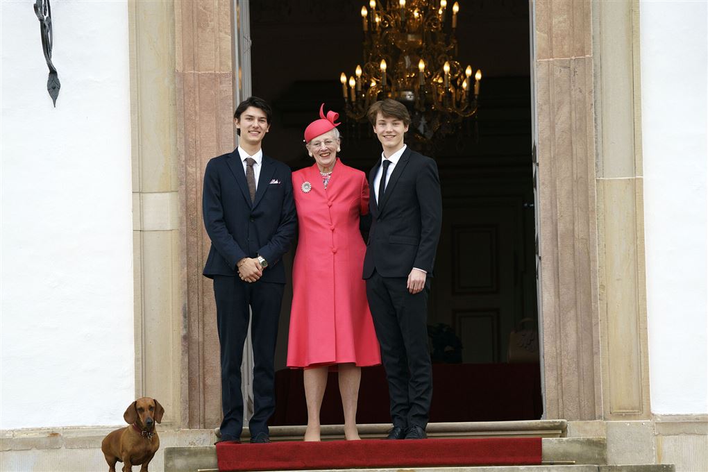 dronning Margrethe imellem grev Nikolai og grev Felix