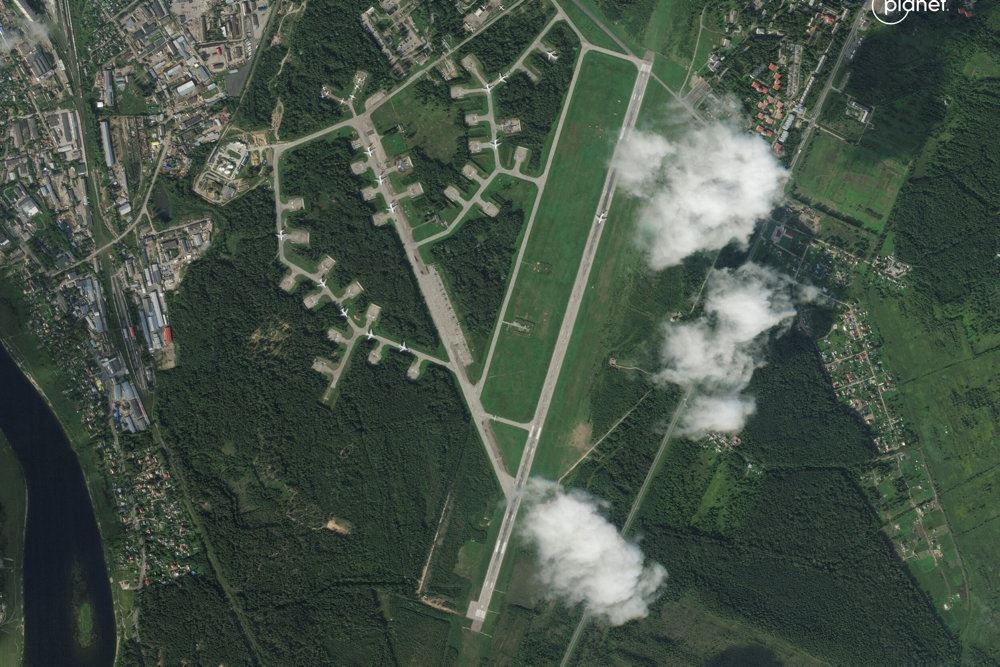 sattelitbillede af luftbase