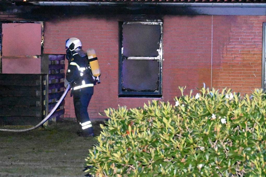 hus i brand