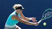 en tennisspiller i aktion