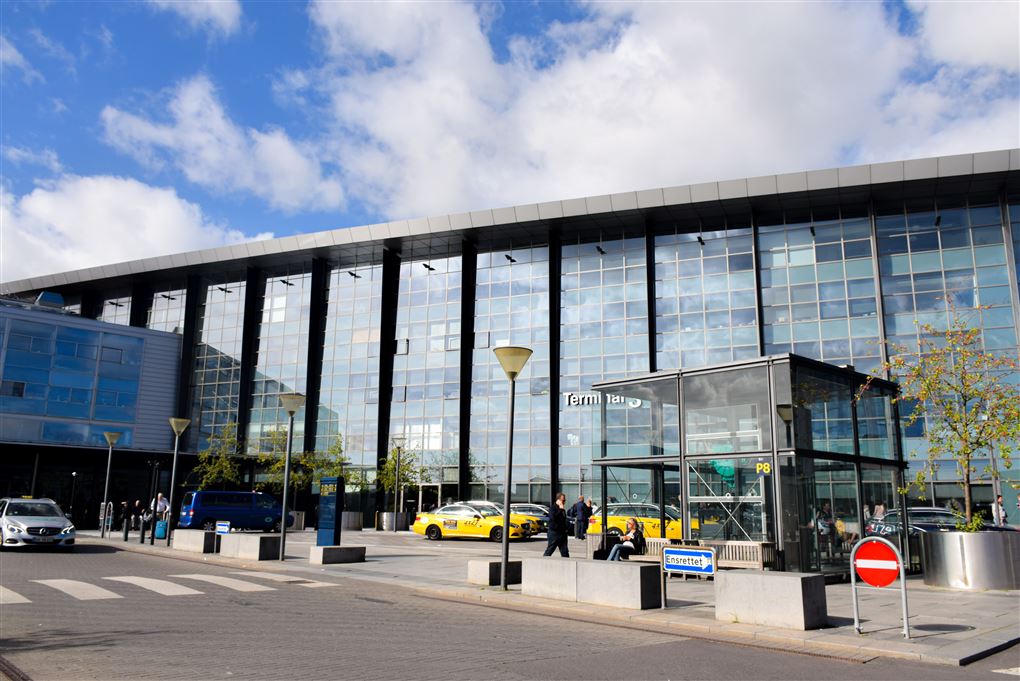 Terminal 3 i Københavns lufthavn udefra.