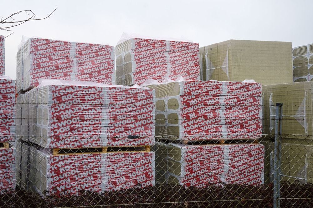 rockwool på paller