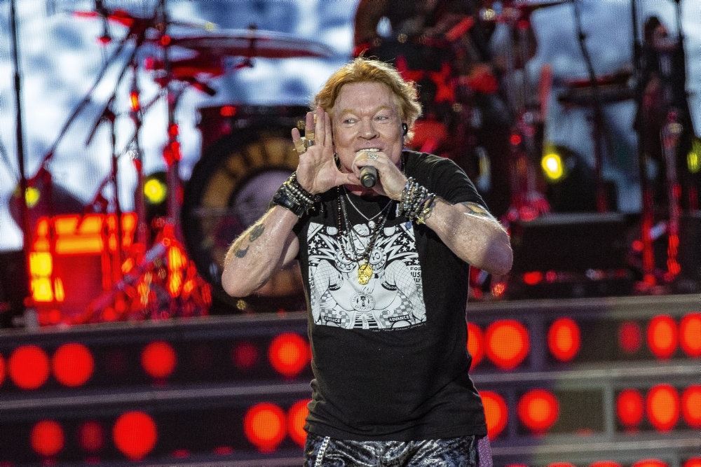 Axl Rose på scenen