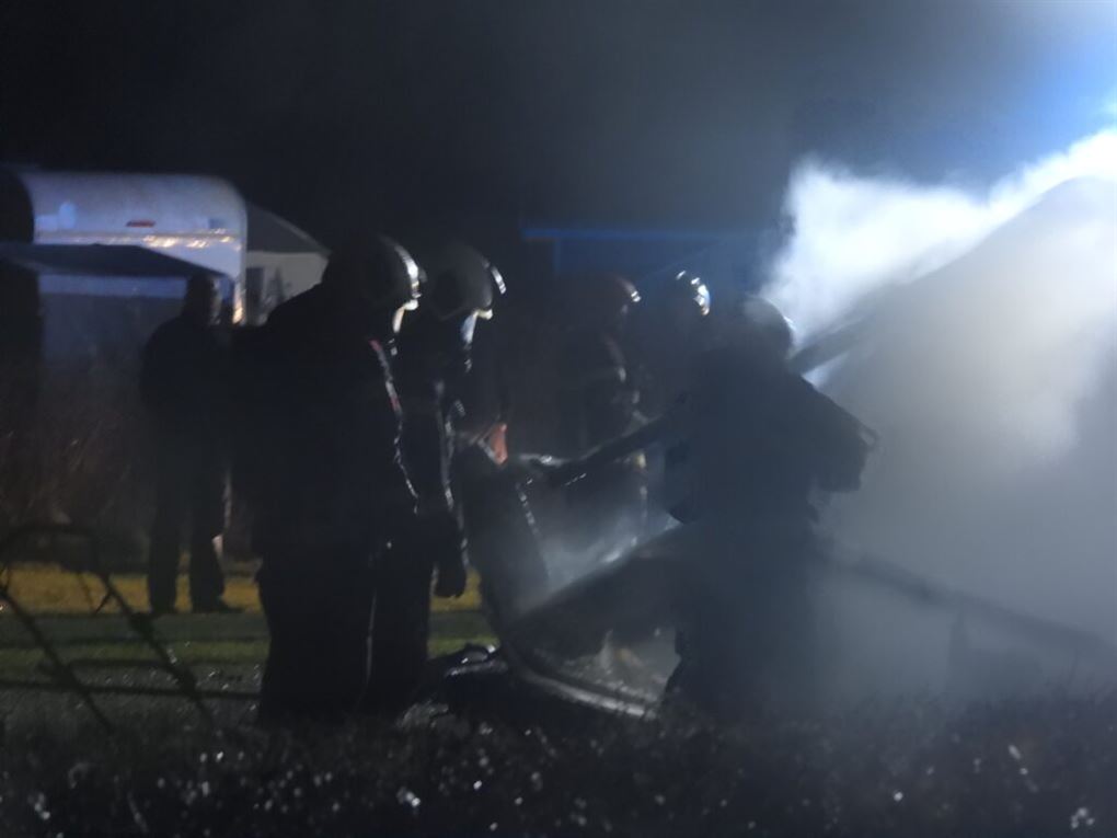 brand på campingplads