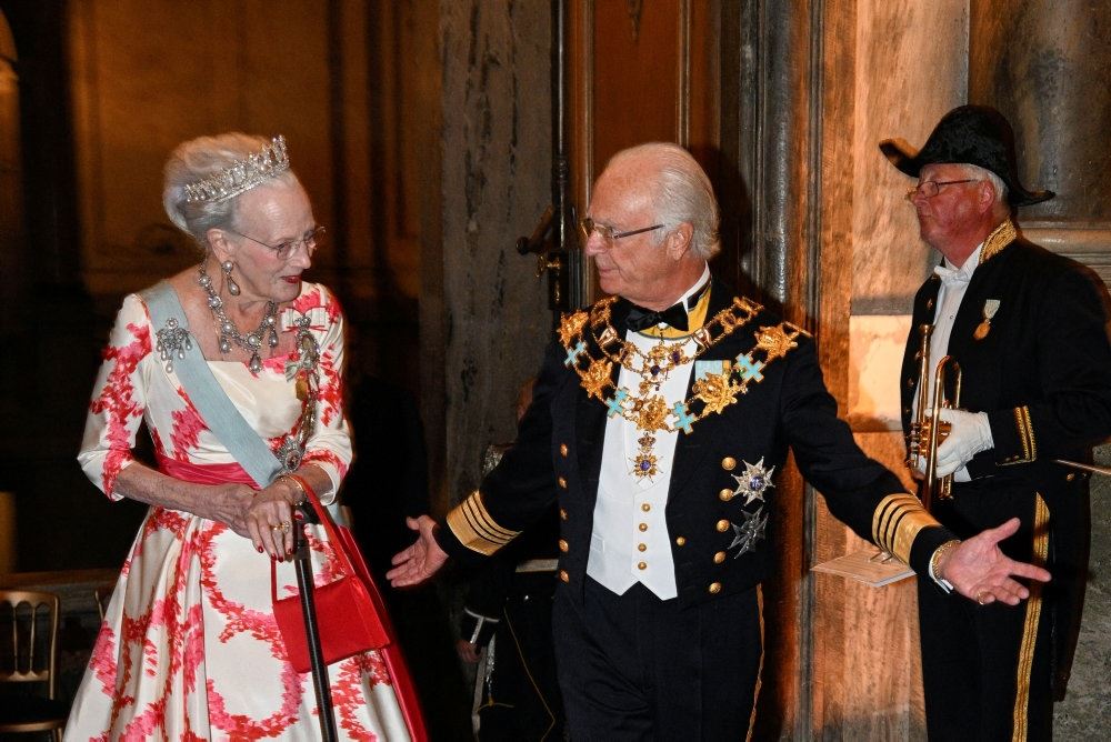 Dronning Margrethe og kong Carl Gustaf