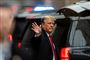 En sammenbidt Donald Trump