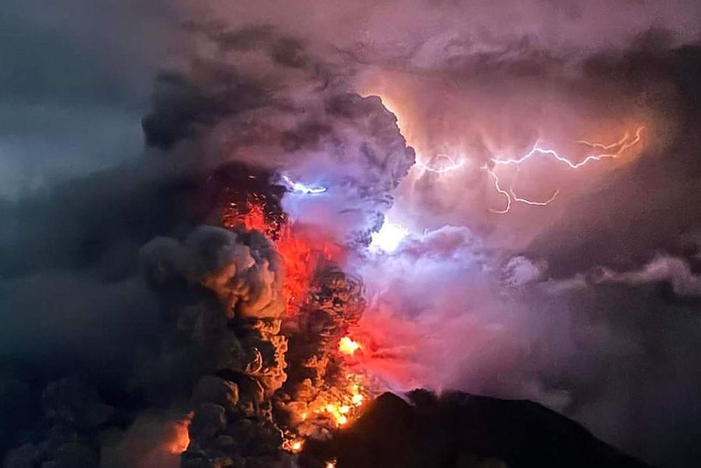 vulkan i udbrud