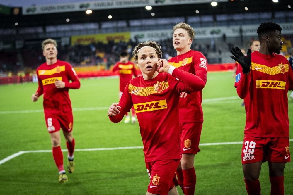 spillere i jubel
