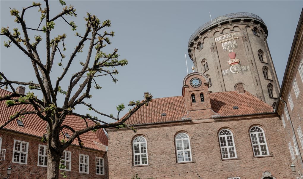 Regensen med rundetårn i baggrunden