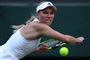 en tennisspiller i aktion