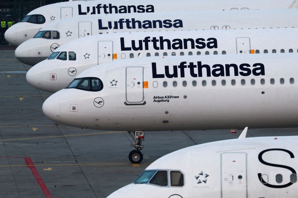 Lufthansa fly på jorden