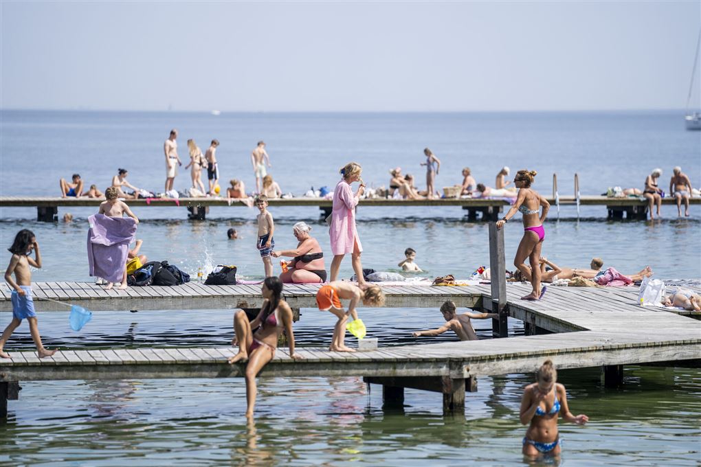 Badegæster på nogle broer