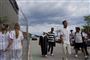Folk ved hospitalet