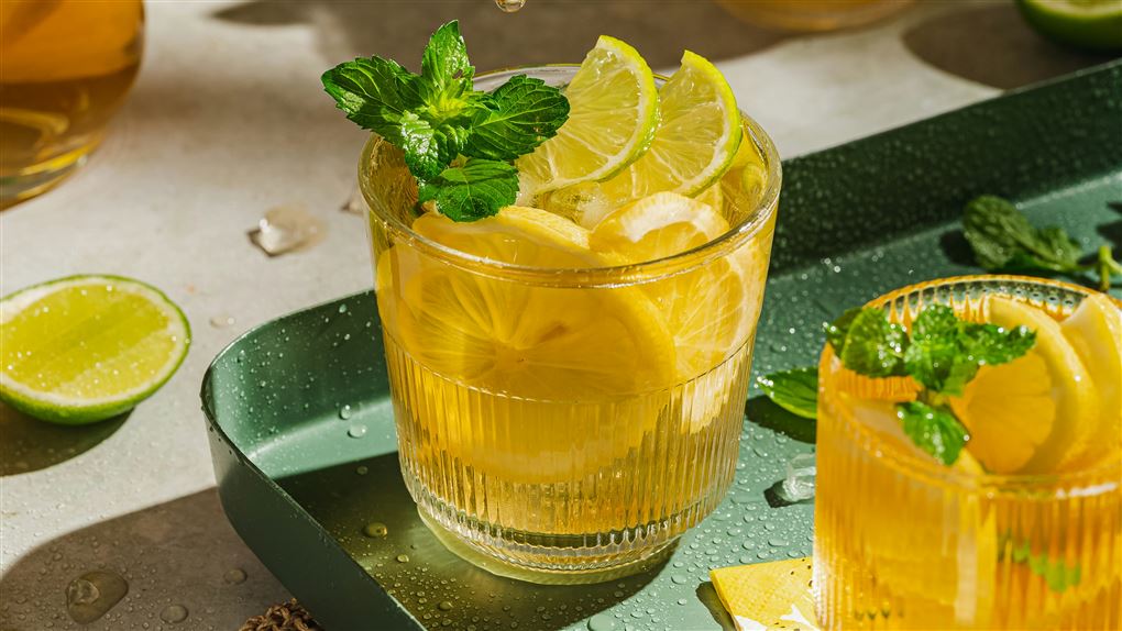 lemonade i glas