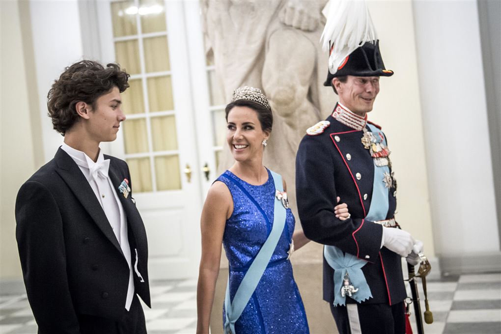Nikolai, Marie og Joachim i galla.
