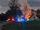 voldsom brand i bygning