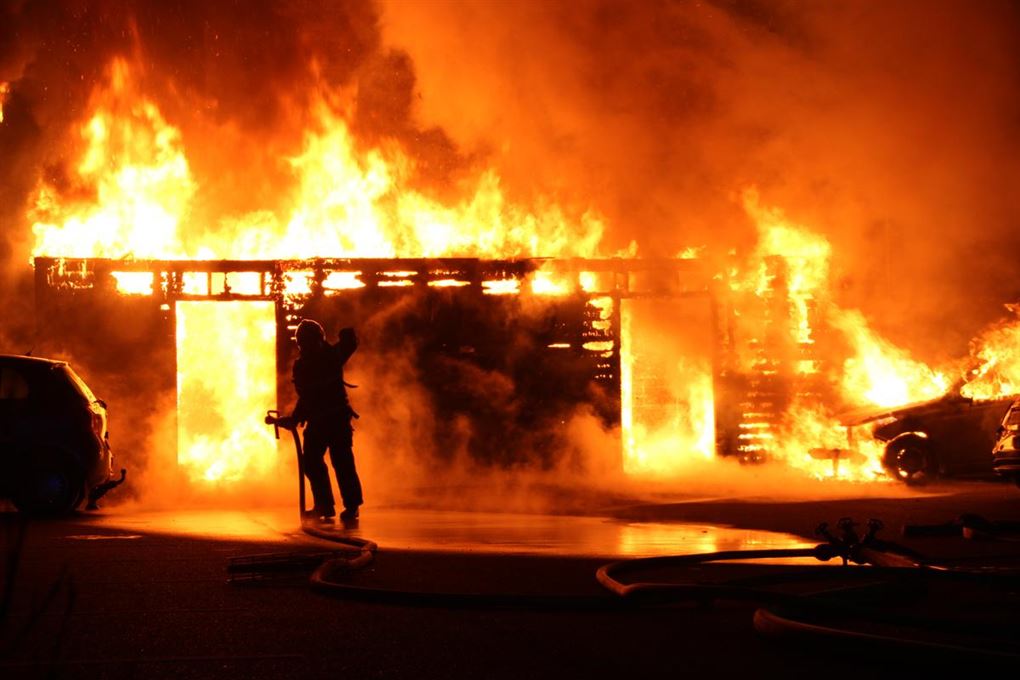 brand i bygning