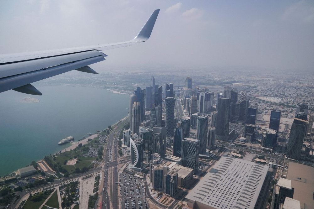 luftfoto af Qatar