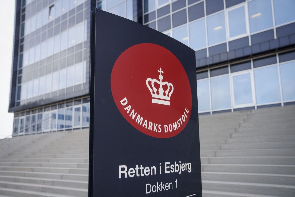 Indgang til retten i Esbjerg