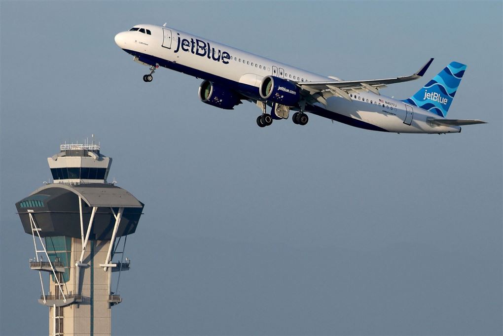 et fly letter fra en lufthavn i USA