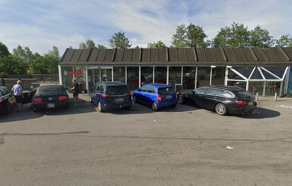 Motorvejsrestaurant set ude fra