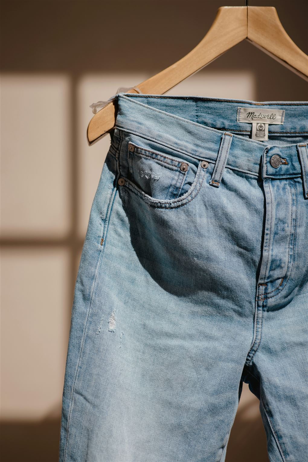 et par jeans close-up