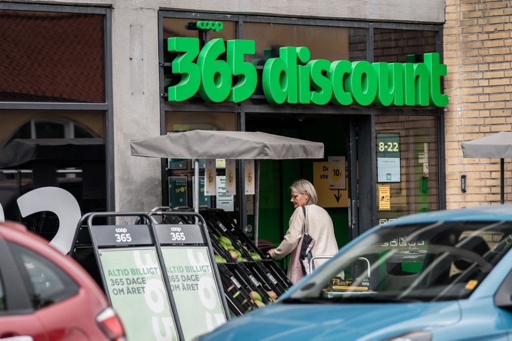 Indgang til Coop-butik