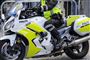 færdelsbetjent på motorcykel