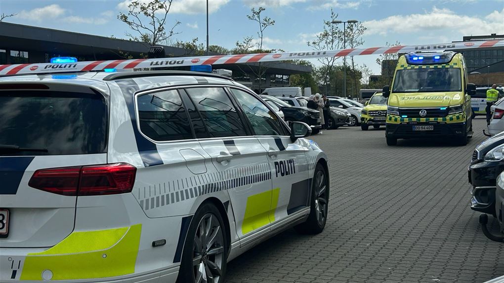 politi og beredskab på stedet